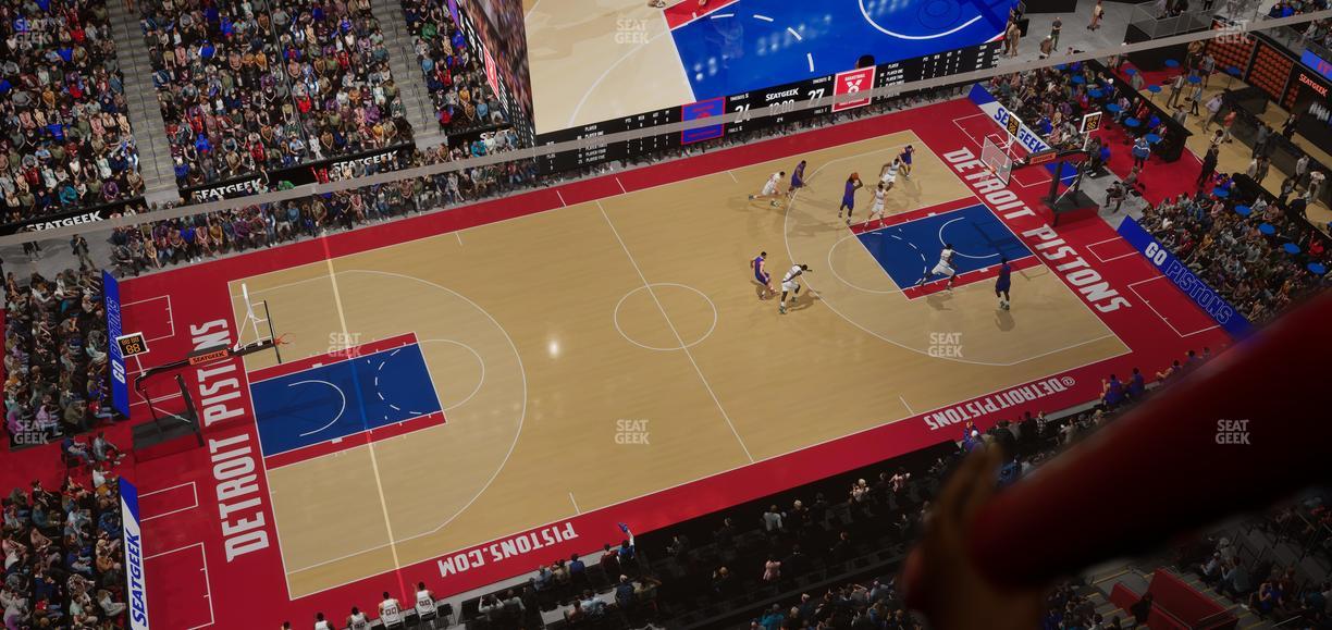 Little Caesars Arena - Section Lower Gondola 5 Seat View