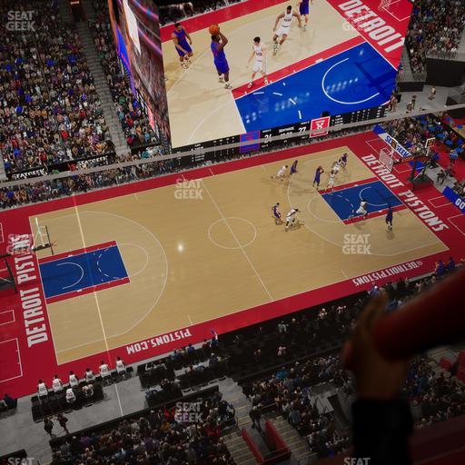 Little Caesars Arena - Section Lower Gondola 5 Seat View