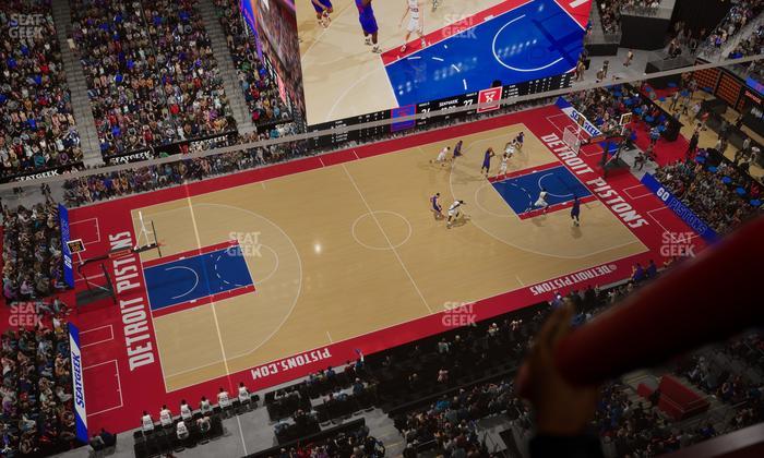 Little Caesars Arena - Section Lower Gondola 5 Seat View