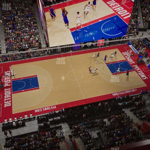 Little Caesars Arena - Section Lower Gondola 6 Seat View