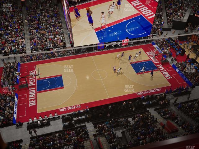 Little Caesars Arena - Section Lower Gondola 6 Seat View