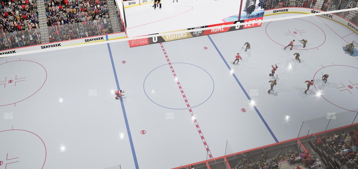 Little Caesars Arena - Section Lower Gondola 6 Seat View