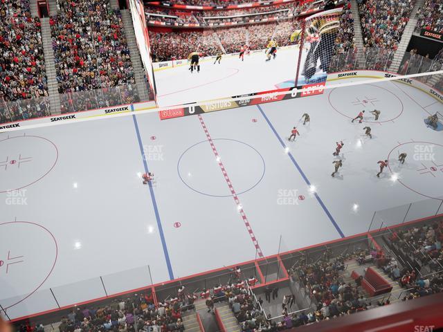 Little Caesars Arena - Section Lower Gondola 6 Seat View