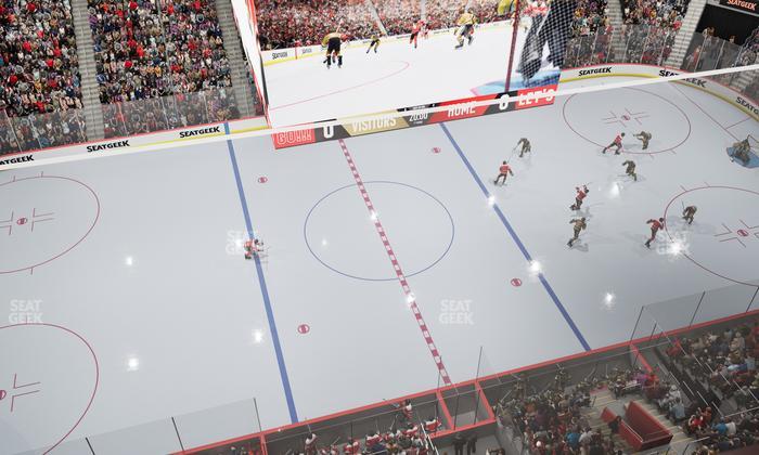 Little Caesars Arena - Section Lower Gondola 6 Seat View