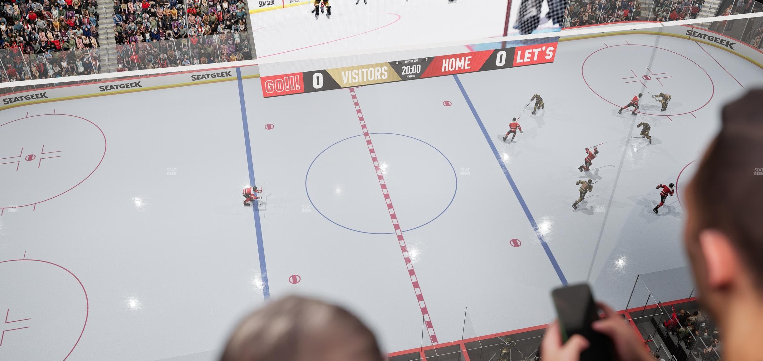Little Caesars Arena - Section Lower Gondola 7 Seat View