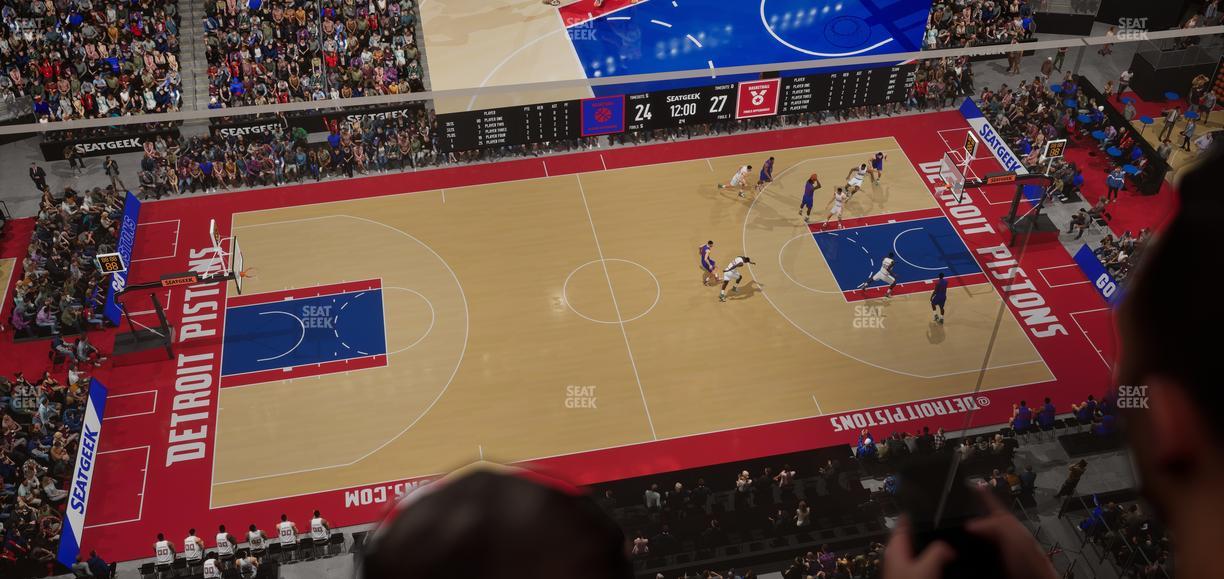 Little Caesars Arena - Section Lower Gondola 7 Seat View