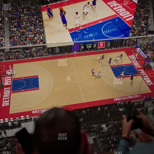 Little Caesars Arena - Section Lower Gondola 7 Seat View