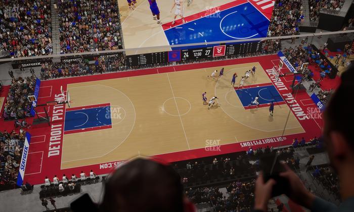 Little Caesars Arena - Section Lower Gondola 7 Seat View