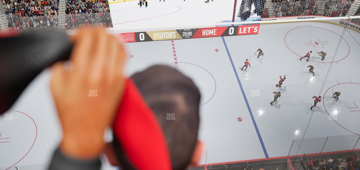 Little Caesars Arena - Section Lower Gondola 8 Seat View