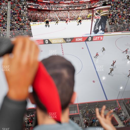 Little Caesars Arena - Section Lower Gondola 8 Seat View