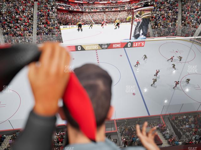 Little Caesars Arena - Section Lower Gondola 8 Seat View