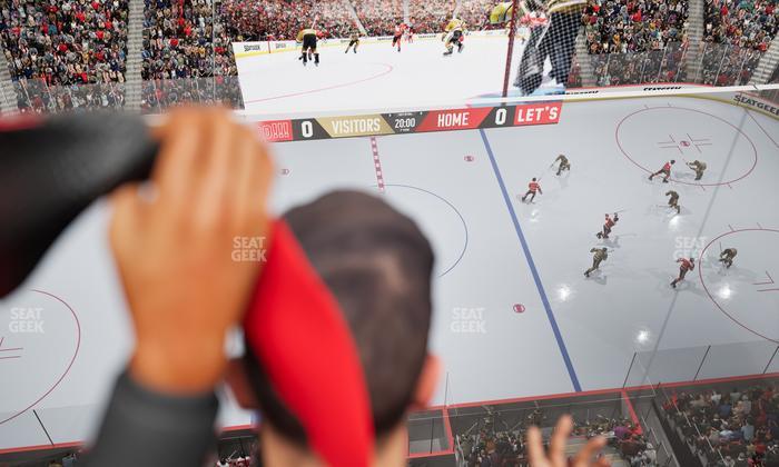 Little Caesars Arena - Section Lower Gondola 8 Seat View