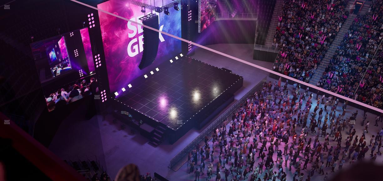 Little Caesars Arena - Section Lower Gondola 8 Seat View