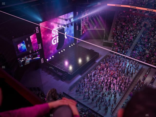 Little Caesars Arena - Section Lower Gondola 8 Seat View