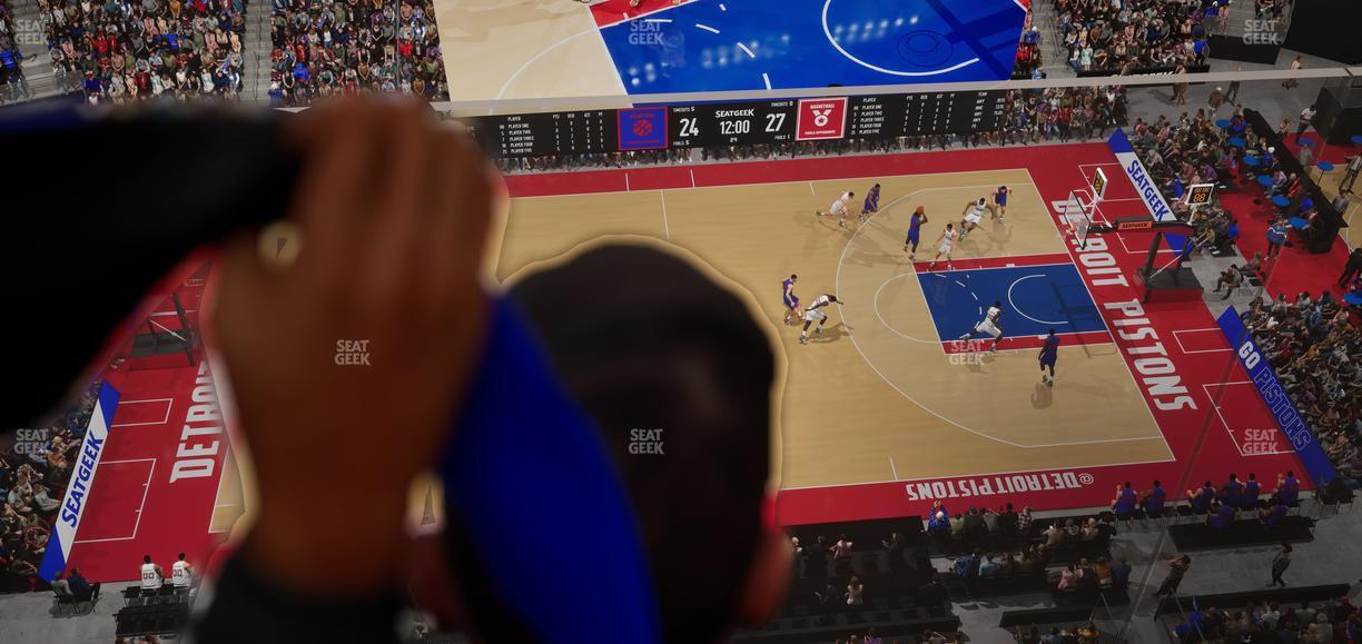 Little Caesars Arena - Section Lower Gondola 8 Seat View