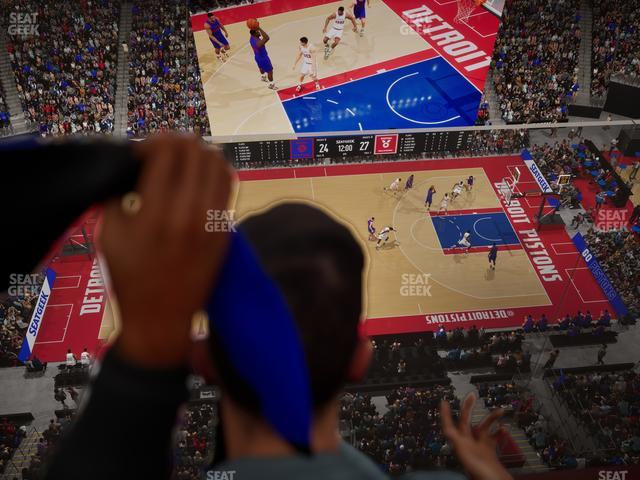 Little Caesars Arena - Section Lower Gondola 8 Seat View