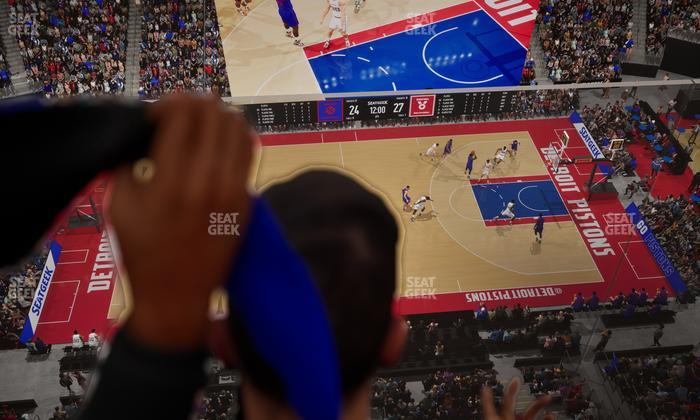 Little Caesars Arena - Section Lower Gondola 8 Seat View