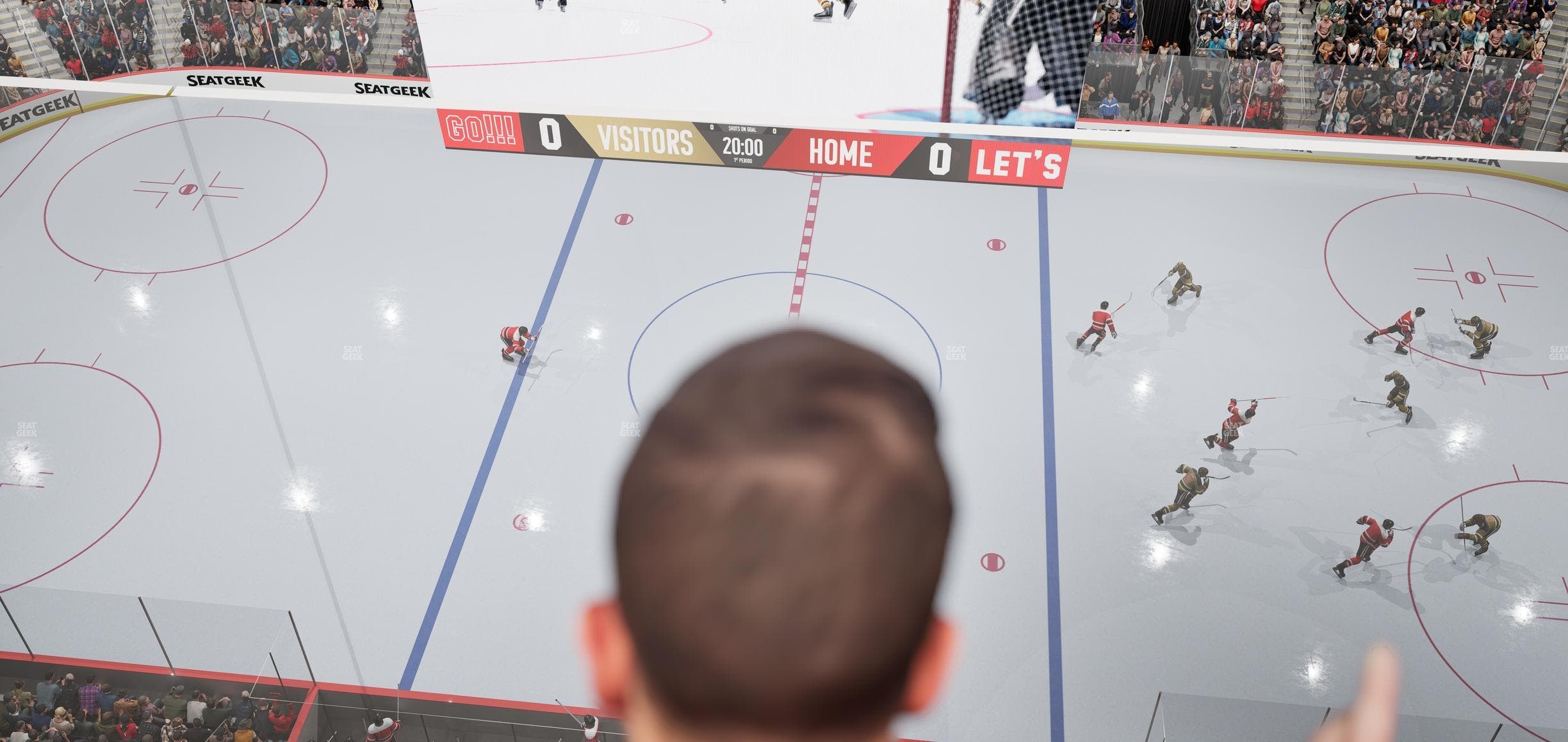 Little Caesars Arena - Section Lower Gondola 9 Seat View