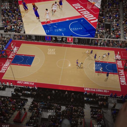 Little Caesars Arena - Section Lower Gondola 9 Seat View