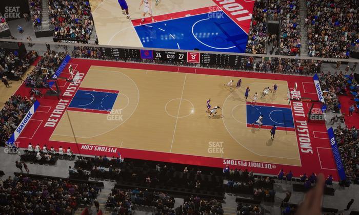 Little Caesars Arena - Section Lower Gondola 9 Seat View