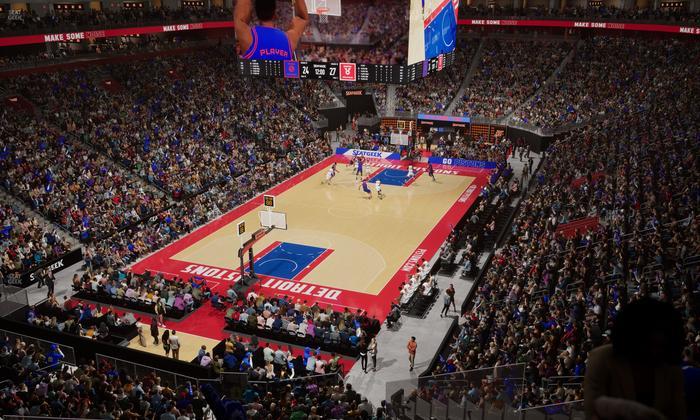 Little Caesars Arena - Section Mezzanine 1 Seat View