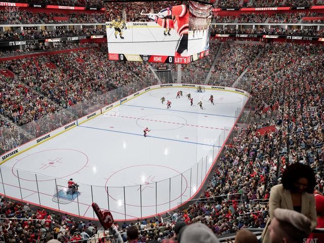 Little Caesars Arena - Section Mezzanine 1 Seat View