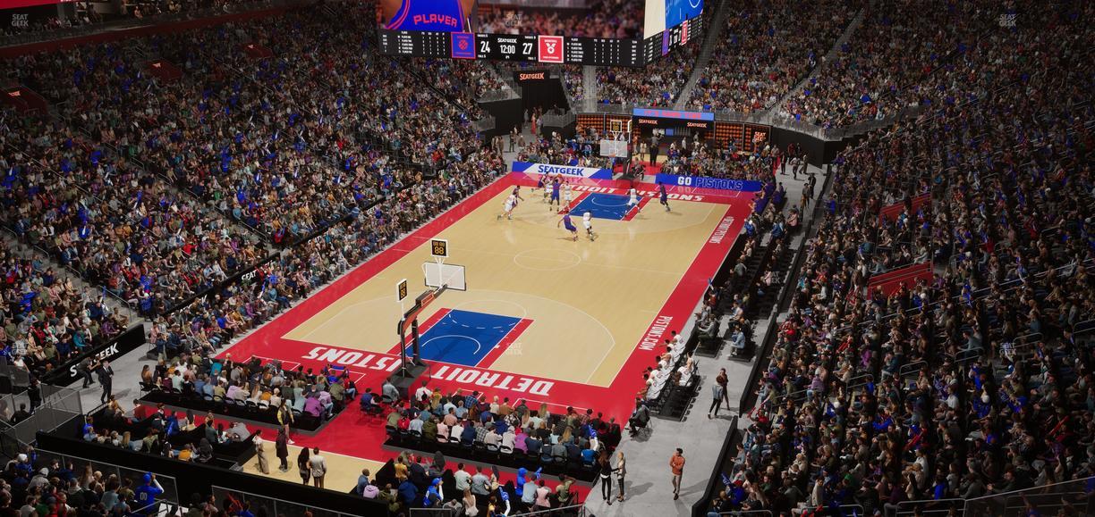 Little Caesars Arena - Section Mezzanine 1 Seat View