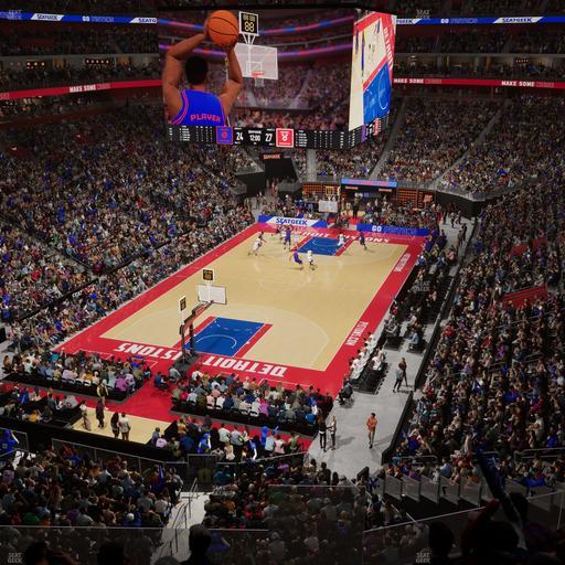 Little Caesars Arena - Section Mezzanine 1 Seat View