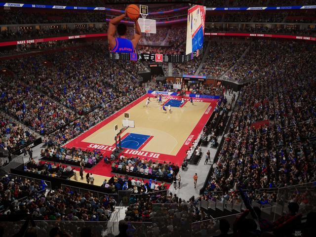 Little Caesars Arena - Section Mezzanine 1 Seat View