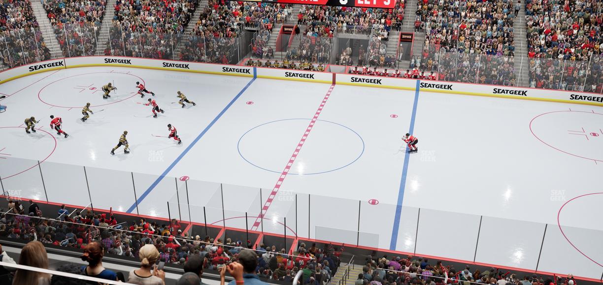 Little Caesars Arena - Section Mezzanine 10 Seat View