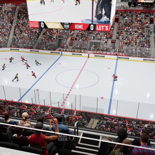 Little Caesars Arena - Section Mezzanine 10 Seat View