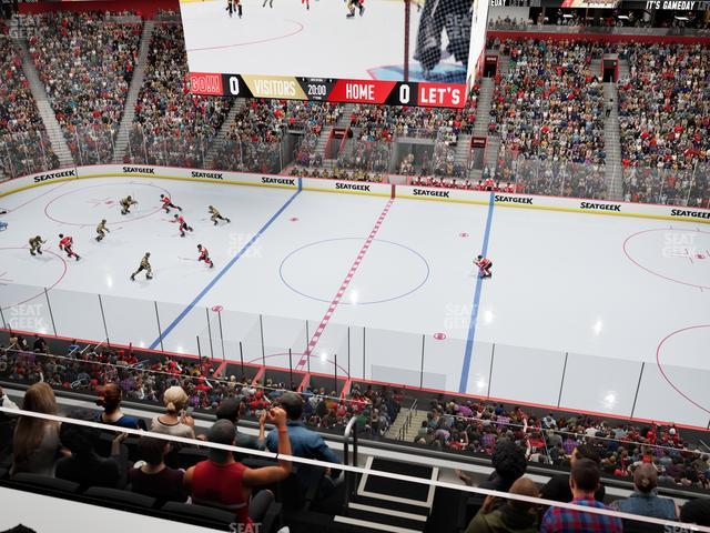 Little Caesars Arena - Section Mezzanine 10 Seat View