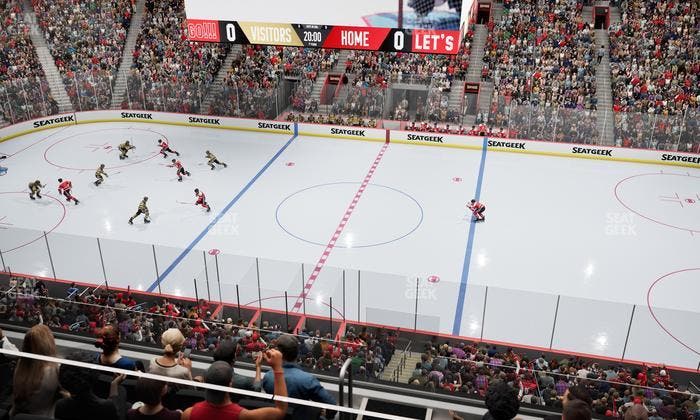 Little Caesars Arena - Section Mezzanine 10 Seat View