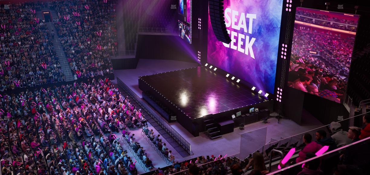 Little Caesars Arena - Section Mezzanine 10 Seat View