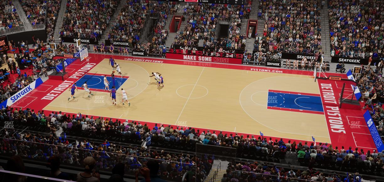 Little Caesars Arena - Section Mezzanine 10 Seat View