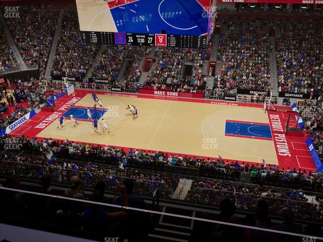 Little Caesars Arena - Section Mezzanine 10 Seat View