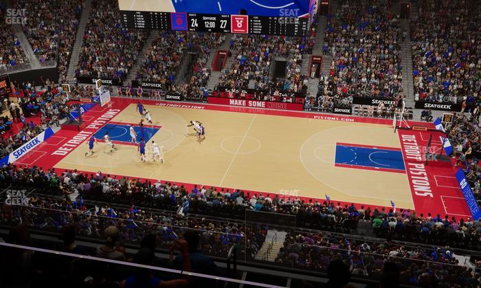 Little Caesars Arena - Section Mezzanine 10 Seat View