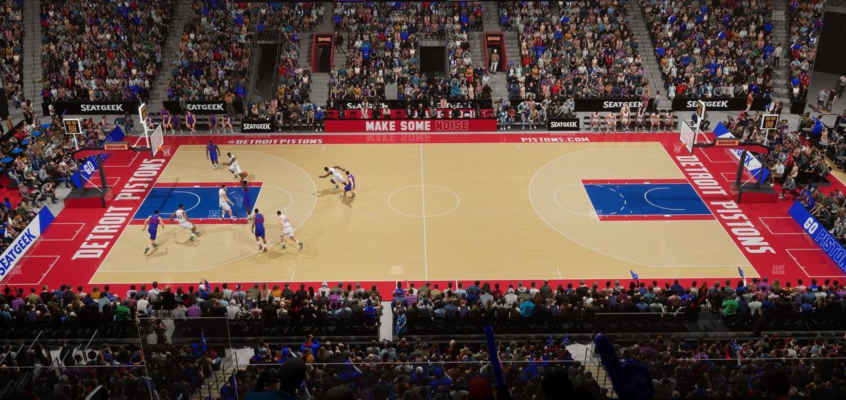 Little Caesars Arena - Section Mezzanine 11 Seat View