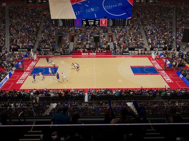 Little Caesars Arena - Section Mezzanine 11 Seat View