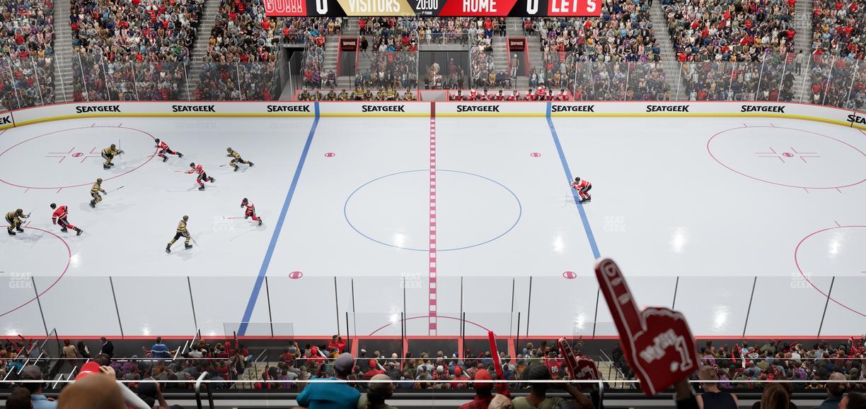 Little Caesars Arena - Section Mezzanine 11 Seat View