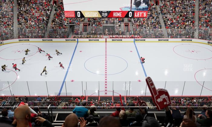 Little Caesars Arena - Section Mezzanine 11 Seat View