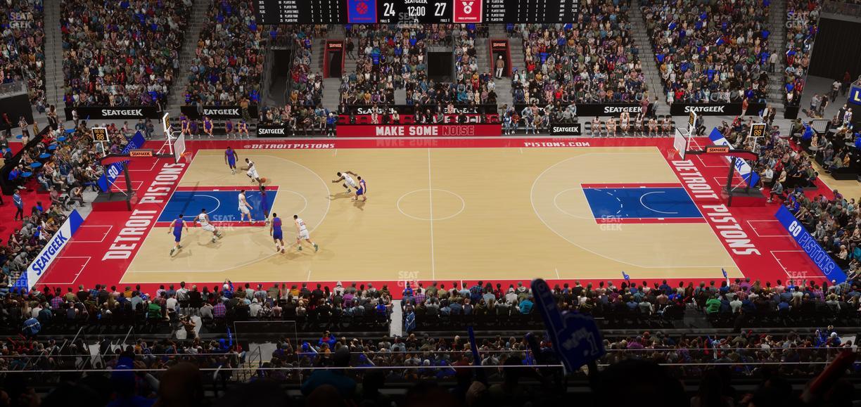 Little Caesars Arena - Section Mezzanine 11 Seat View