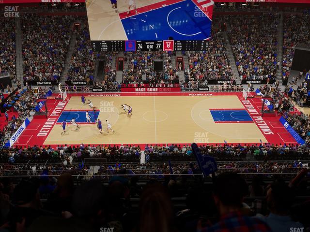 Little Caesars Arena - Section Mezzanine 11 Seat View