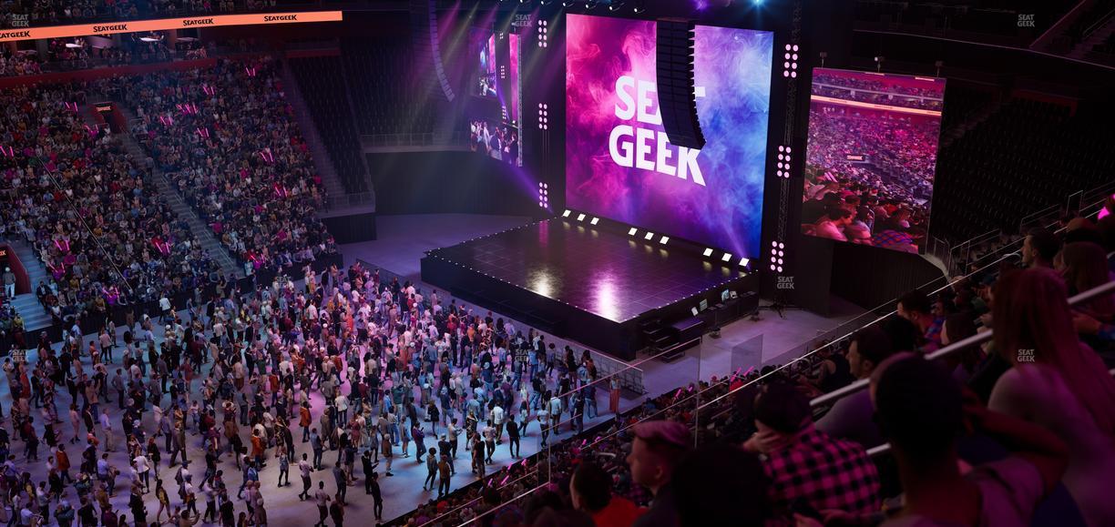 Little Caesars Arena - Section Mezzanine 12 Seat View