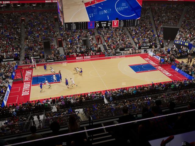 Little Caesars Arena - Section Mezzanine 12 Seat View