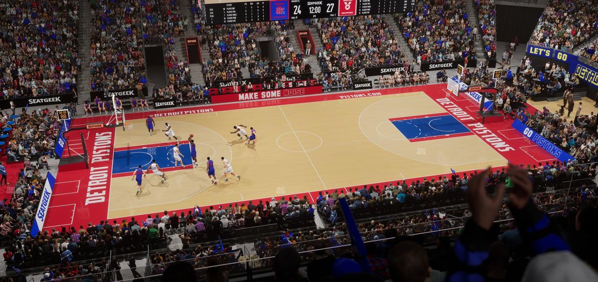 Little Caesars Arena - Section Mezzanine 12 Seat View