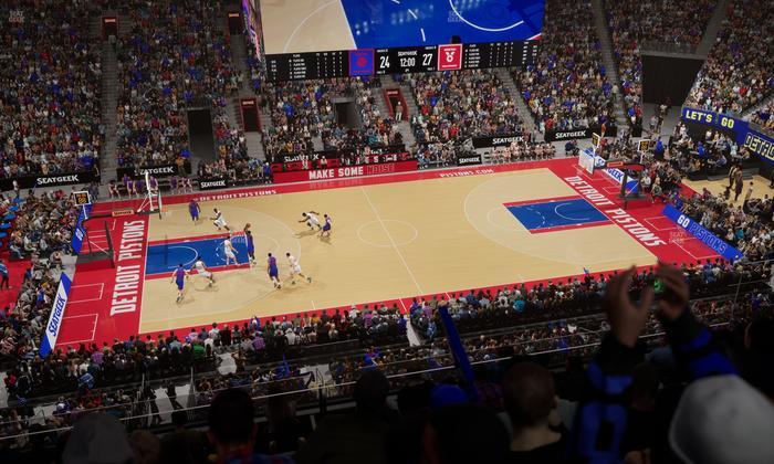 Little Caesars Arena - Section Mezzanine 12 Seat View