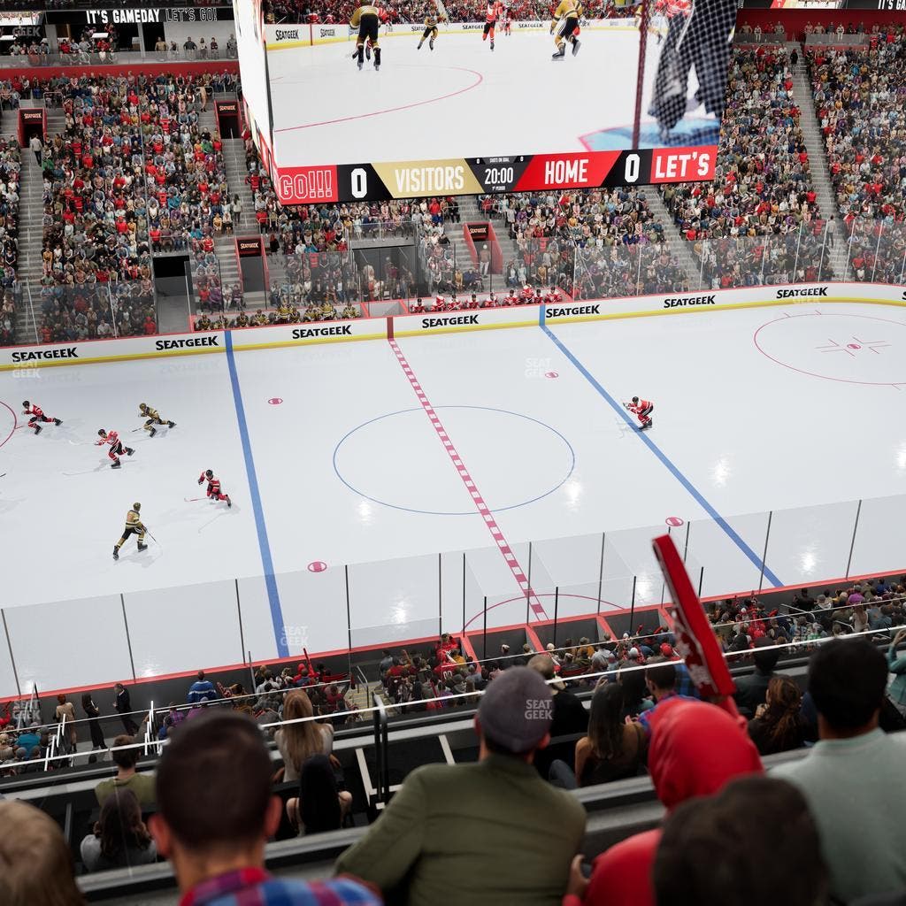Little Caesars Arena - Section Mezzanine 12 Seat View