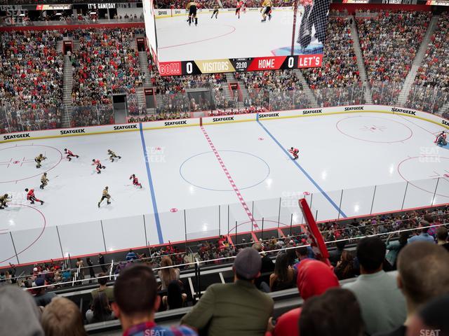 Little Caesars Arena - Section Mezzanine 12 Seat View