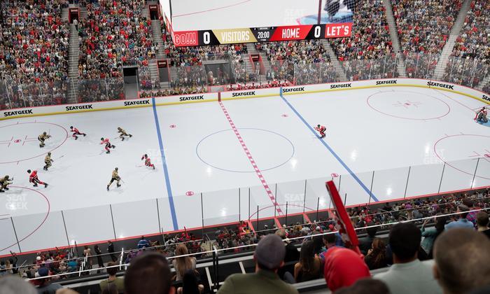 Little Caesars Arena - Section Mezzanine 12 Seat View
